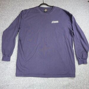 Stanco FR Shirt Mens 2XL Blue Purple JTI Long Sleeve Jersey Knit Flame Resistant